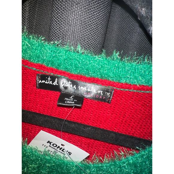 Ugly Christmas Sweater Xmas Size Large NWT - Picture 2 of 3